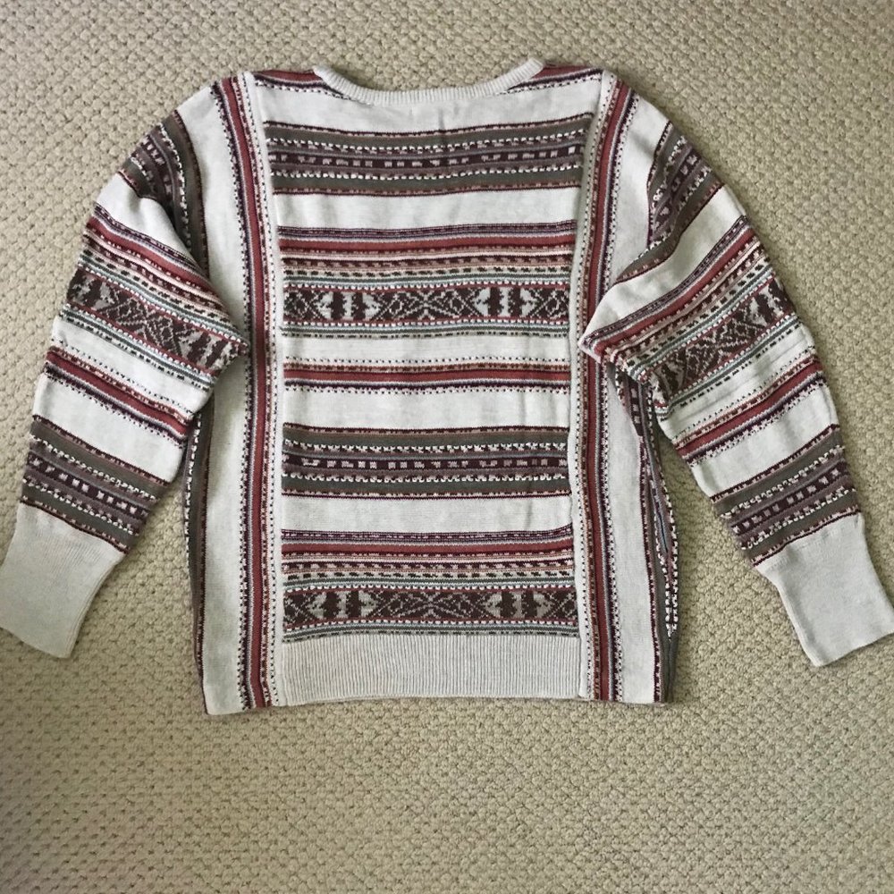 Chaps Pullover Patterned Sweater - Picture 3 of 3